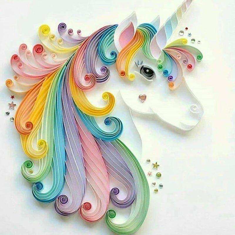 Septe Multi-Color Quilling Paper Strips Kits 900 Strips 42 Colors, 3mm Width, 15Inch Length,9 Sets - Image 3